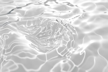 Poster - Minimalist Summer Water Ripple Texture