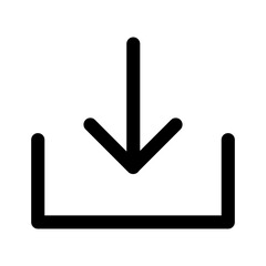 Aufkleber - download icon, download button - save file icon, import data storage icon button