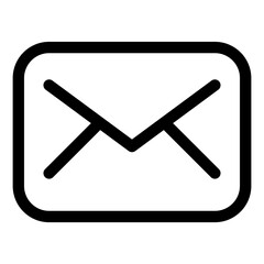 Leinwandbilder - envelope icon, email message icon - Mail icon button sign, notification new message icons button