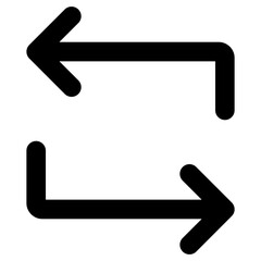 Leinwandbilder - Refresh icon vector exchange icon sign. recycle vector icon symbol. Repeat and reload icons set and arrow rotation circle. Sync icon symbol convert button sign	
