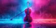 © STwul - Violin Under Neon Lights