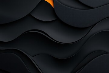 natural waving lines texture in anthracite gray: abstract background banner illustration for webdesi
