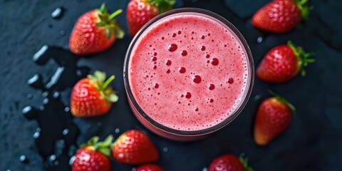 Poster - Fresh strawberry blend
