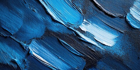 Aufkleber - Close-up of Beautiful Blue Jeans. Painted Surface Design Banners. Abstract Shape with Copyspace for Text. Background Wall Texture.