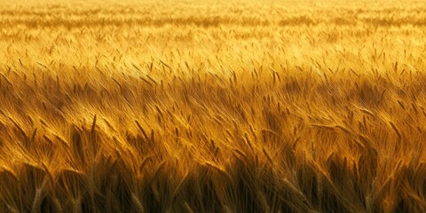 Poster - golden wheat field during summer