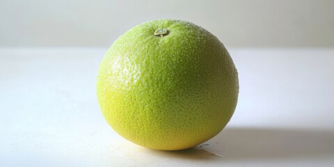 Aufkleber - Fresh Grapefruit, green on a white backdrop.