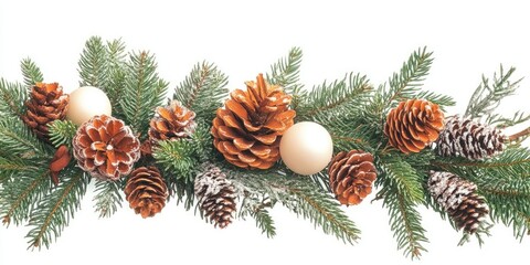 Leinwandbilder - isolated Christmas decoration