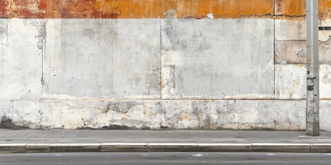 Poster - blank vacant urban street poster texture