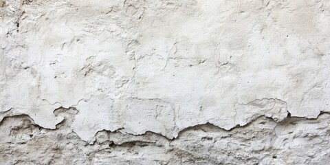 Poster - Wall background featuring empty space. Aged and textured white stone backdrop with copyspace.