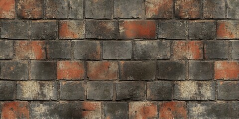 Poster - seamless brick wall, conceptual background for photography image.