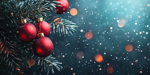 Leinwandbilder - background for the New Year and Christmas