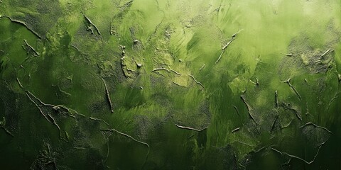 Poster - Green textured background