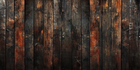 Wall Mural - Old wood wall texture backdrop, empty plank grunge vertical patterns abstract.