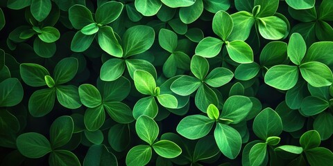 Aufkleber - Green leaves nature background can be utilized as wallpaper, screensaver, brochure cover, or as a background for presentations and articles, while also providing copy space for text.