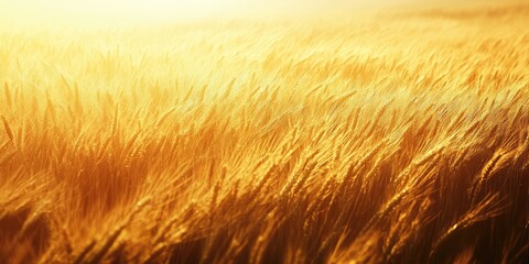 Poster - golden wheat field during summer