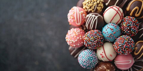 Poster - Cake Ball Arrangement, Top Copy Space