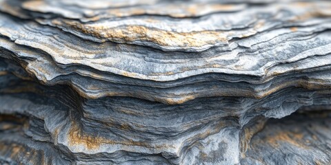 Leinwandbilder - Detail of natural uneven stone, wavy rock background