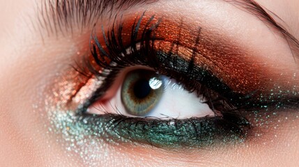 Beautiful holiday eyeshadow makeup