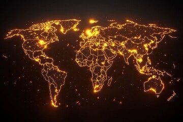 Poster - Illuminating global technology infrastructure a visual exploration of continents in a connected world