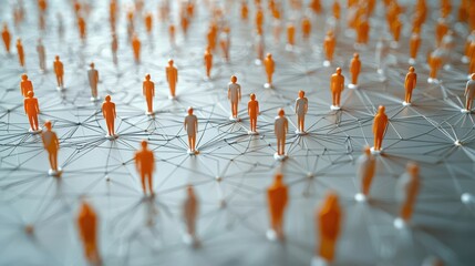 Poster - Connecting crowds in the digital age an overhead view of social networks in urban landscapes