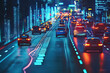 © Radithya - AI-driven urban traffic management system. Transportation engineers software developers and city planners reducing congestion with smart technology