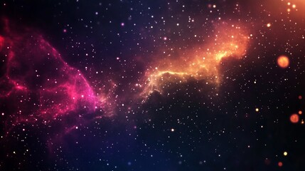 Wall Mural - Stunning Nebula in the Cosmos