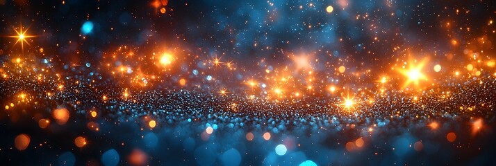 Poster - Vibrant Colorful Fireworks Display on a Dark Sky Background for New Year 2025 Banner  Ample Copy Space for Text or Overlay