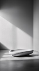 Poster - product mockup and prototype on a minimalist display, high-quality materials, perfect lighting, shadows for depth
