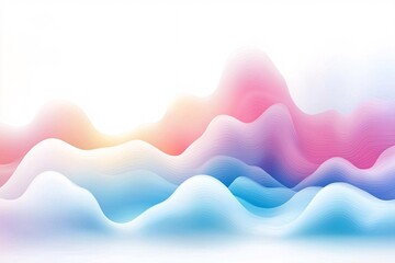 Poster - background mockup for a product prototype, soft gradient, abstract design, professional look for bra