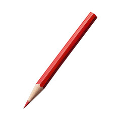 1 red pencil Transparent Background