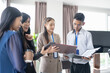 © Charlie's - Business asian People Meeting Design Ideas collaboration Professional team brainstorming  for project  working together colleagues investor Group asian employees talking in boardroom