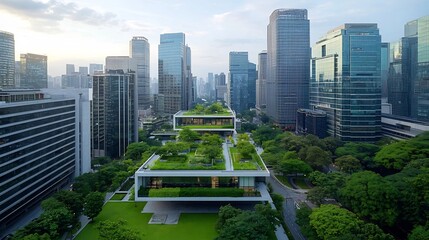 Aufkleber - Architects and engineers collaborating on sustainable construction planning and implementing green building practices for environmental conservation and infrastructure development