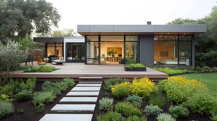 Poster - Showcasing the eco conscious architectural elements and sustainable design features of a modern green building project highlighting the use of renewable materials and energy efficient construction