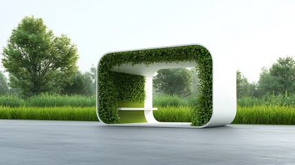 Aufkleber - Innovative sustainable materials and design solutions for modern eco friendly architecture projects focused on green design and energy efficient construction