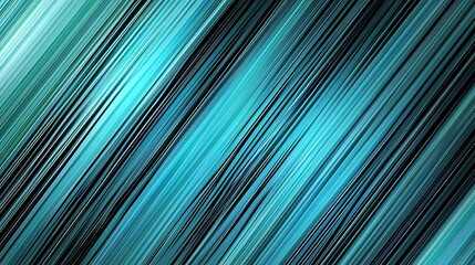 Wall Mural - abstract teal and black diagonal lines background.