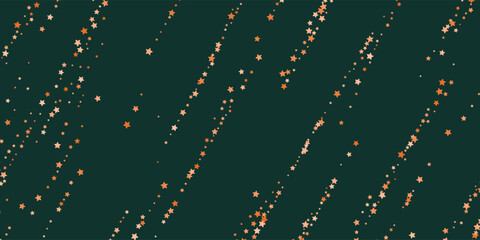 Leinwandbilder - Bright vector illustration of magic sparkling shiny particles on dark background.