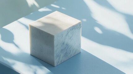 Sticker - Marble Cube Shadow.