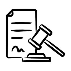 Poster - Legal Document Icon