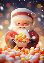 Wall Mural - santa claus 