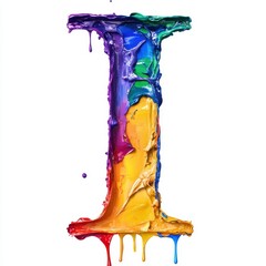 Wall Mural - a colorful letter 