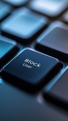 Poster - a close-up of a keyboard with a 