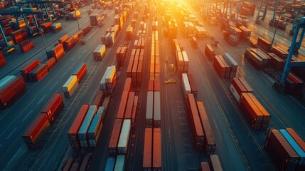 Poster - Logistics is the key to ensuring products reach their destinations on time, whether raw materials heading to factories or finished goods delivered to customers.