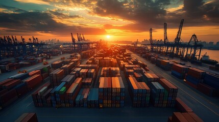 Poster - Logistics is the key to ensuring products reach their destinations on time, whether raw materials heading to factories or finished goods delivered to customers.