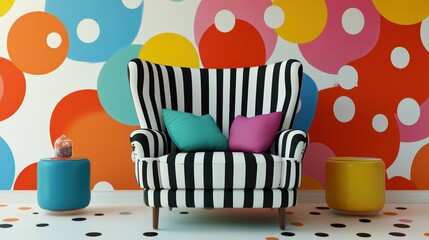 Poster - polka dots are playful and energetic, adding a whimsical touch to any design.