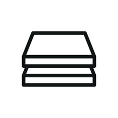 Poster - Stairs steps isolated icon, solid stairs step vector symbol with editable stroke