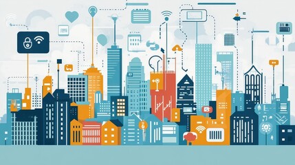 Poster - reflect on the use of smart technology in urban governance.