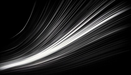 speed line white color on black background for anime