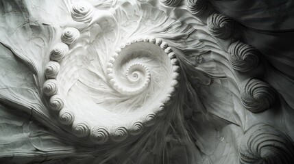 Poster - spiral patterns are hypnotic and mesmerizing, found both in nature and design.