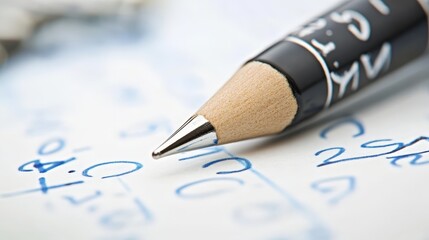 Fototapete - Write about the impact of math on economic theories.