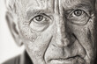 © Steven - Close-up portrait of an elderly Caucasian man with deep lines and expressive eyes, conveying wisdom and experience.